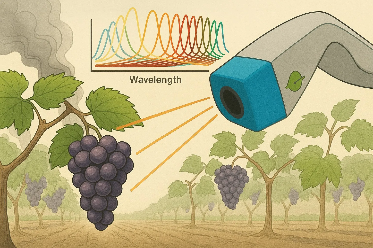 Application Note: Smoke Taint Detection in Grapes